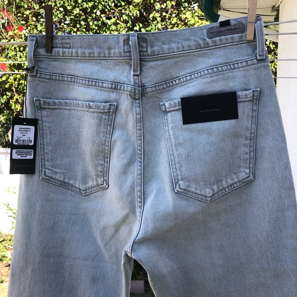Citizens of Humanity Olivia Crop Jeans in Zinc 29 - Picture 4 of 6